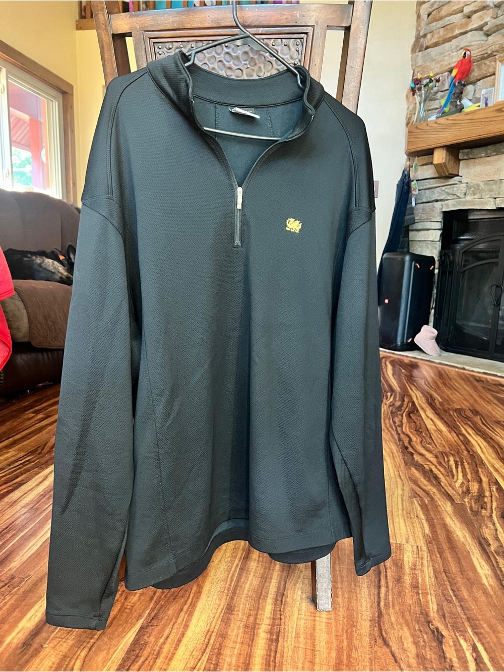 Nike Golf Sweatshirt Men's XXL - 1/4 Zip Cambria Dragon Embroidered Crest Logo!